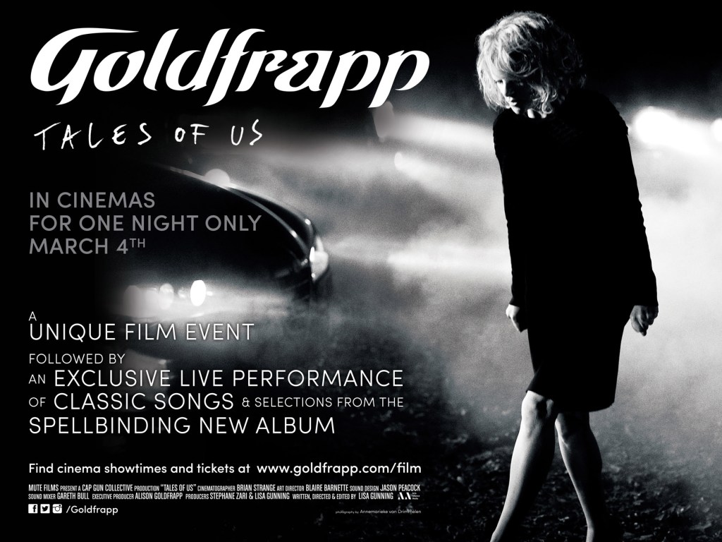 Goldfrapp - live in the cinema tonight!
